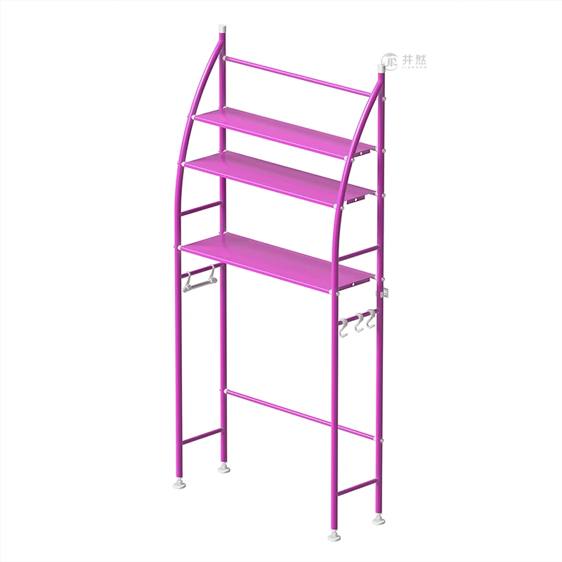 Pink Wide Washing Machine Storage Rack